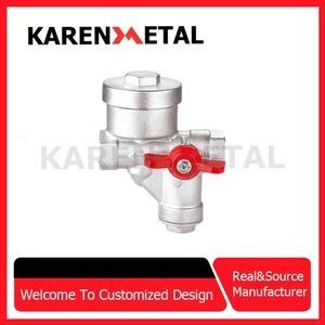 Guter Preis Premium-Messingventil mit integriertem Filter und Nickel-Finish Online