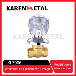 Giá tốt Nhựa Transparent Crystal cầm khóa kim loại cổng van đầy đủ kim loại cắm van trực tuyến