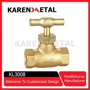 Harga bagus Premium Brass Stop Globe Valve dengan pegangan besi yang kokoh on line