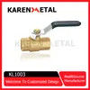 Premium Brass Gas Ball Valve with Comfortable Butterfly Handle