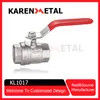 Premium Nickel-Plated Brass Butterfly Handle Ball Valve for Plumbing