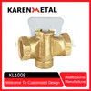 Premium Brass Valve for Pex Systems with Male-Female Threads