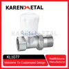 Hot Sales Stainless Steel Female and Male Straight Water Inlet and Outlet Radiator Valve