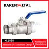 Heavy-Duty Straight Cut-off Valve with Premium Nickel Finish
