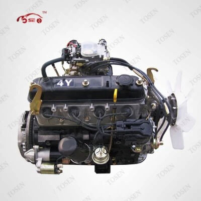TOSEN Complete 4Y Motor Engine for Toyota Hiace Hilux with Electric Start Euro II and OEM Standard Size