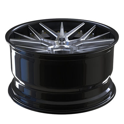 Custom Gloss Black 21 Inch 2-Piece Alloy Rims for BMW X6 - Forged Wheels