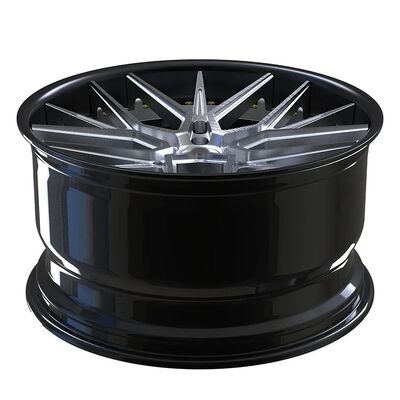 Custom Gloss Black 21 Inch 2-Piece Alloy Rims for BMW X6 - Forged Wheels