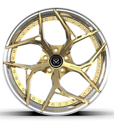 Staggered Fitment 20inch Polished 6061-T6 Aluminum Alloy Rims for Aston Martin dB9 Forged Wheels