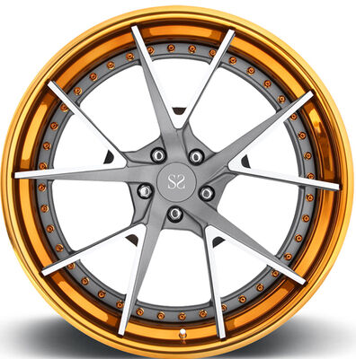 Custom Size Forged Wheels with A6061 Material and VIA/JWL Standard for Luxury Cars