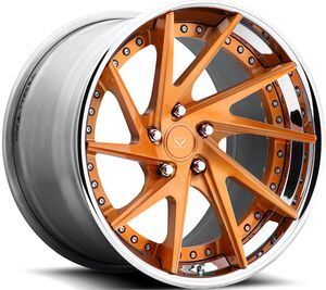Customizable Finish A6061 T6 Aluminum Alloy Forged Wheel 18-24" Size for Luxury Cars