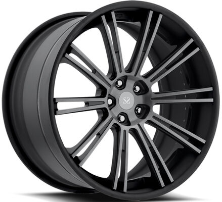 Custom Finishing 2 Piece Forged Wheels Alloy Car Wheel Rims in A6061 Material for 18-24" Size