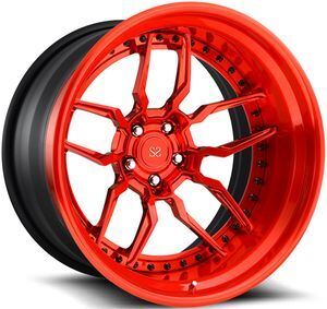 Custom Color 2 Piece Forged Aluminum Wheel Rims in 18-24" Size with A6061 Material for GTR