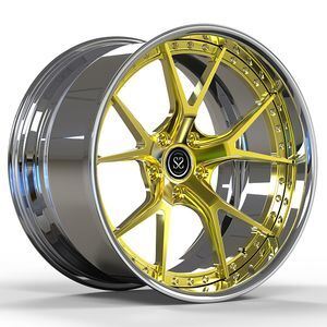 Custom Polished 20inch 2-Piece Forged Alloy Rims for Corvette C6