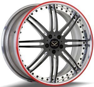 Monoblock Forged Wheel with A6061 Material, 18-24" Size, and Custom Finishing for Luxury Cars