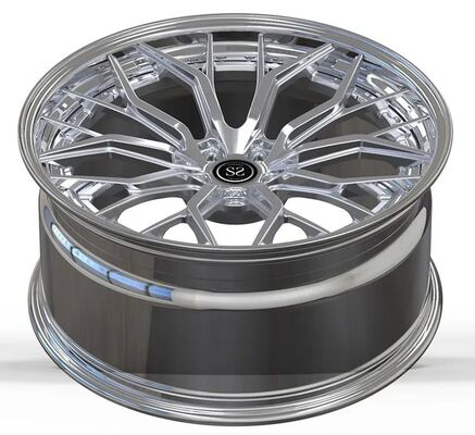 Polished 20X12 Custom 2-Piece Forged Aluminum Alloy Rims for 2021 Corvette C8