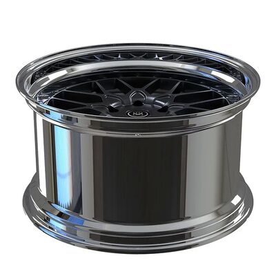 Custom Polished 20inch 6061-T6 Aluminum Alloy Rims - Forged 2-Piece Wheels for Chevy Chevelle