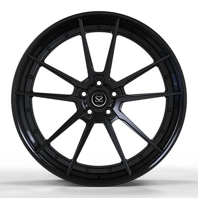Satin Black 20inch Forged Wheels 2-Piece Alloy Rims for Audi Q4 with Custom Spoke Design