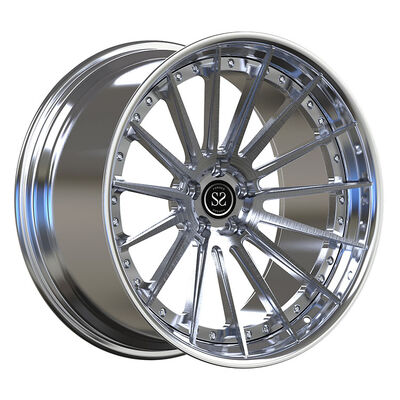 Custom 20-inch 6061-T6 Aluminum Alloy Forged Wheels with Polished Finish for Benze S500