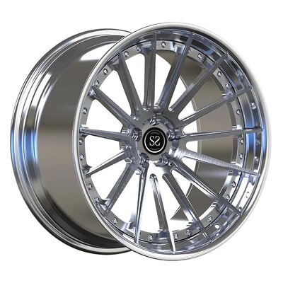 Custom 20-inch 6061-T6 Aluminum Alloy Forged Wheels with Polished Finish for Benze S500