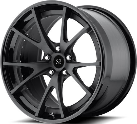 19 Inch 5x120 Deep Concave Forged Wheels Rims 2-Piece Customizable for Luxury Cars