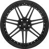 Brushed Lip Gun Metal Finish 2 Piece Forged Wheels A6061 T6 Aluminum Alloy Rims 19-24 Inch for Luxury Cars