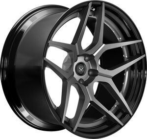 Custom 18-24 Inch 2-Piece Forged Wheels with A6061 T6 Material and Brushed Gold Finish