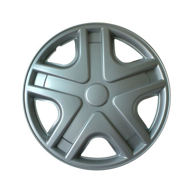 Universal ABS/PP Wheel Cover with Steel Ring Retention Clip for 12-16" Tyres