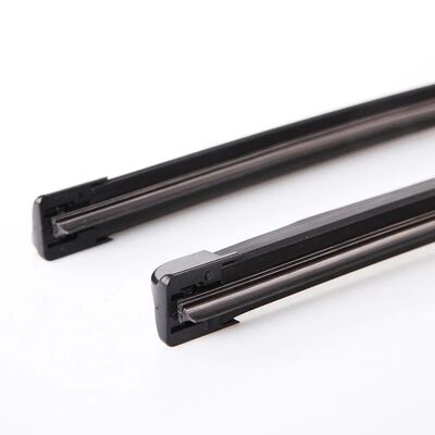 Universal U/J Adapter Frameless Soft Rubber Wiper Blade with 70° Sweep Angle for Car Windshield