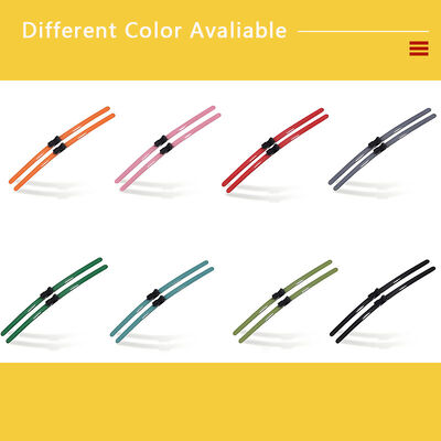 Premium Silicone Rubber Car Wiper Blade with Multi-adapters and Anti-noise Features for All Weather