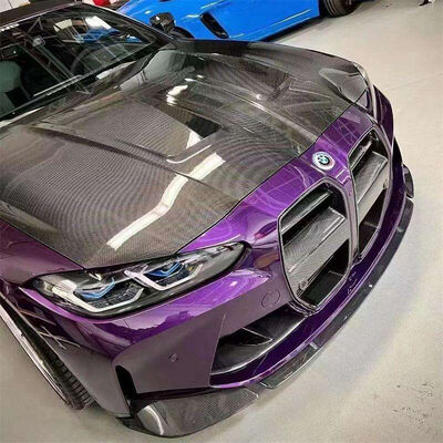 Dry Carbon Fiber Bonnet Hood with Perfect Fitment and CNC Machine Moulding for BMW G80 M3 G82 M4