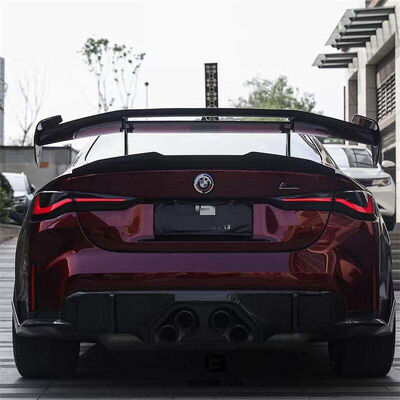 Carbon Fiber ADR Style Rear Trunk Wing Spoiler with CNC Machine Moulding for BMW G80 G82 G87 M3 M4