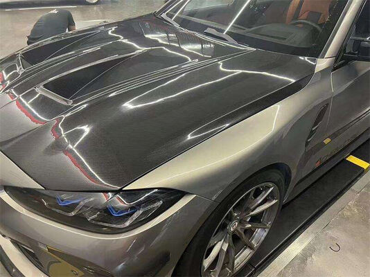 Dry Carbon Fiber ND Style Engine Hood for BMW M3 M4 G80 G82 G83 with CNC Moulding