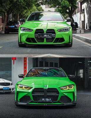 BMW M3 M4 G80 G82 G83 AD Style Carbon Fiber Front Bumper Body Kit for Enhanced Performance