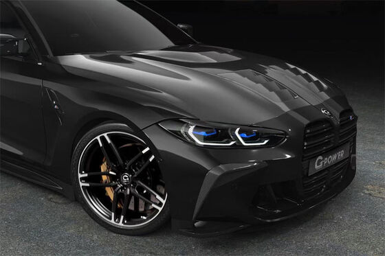 Prowe Style Forged Carbon Fiber Hood with Front Vents for BMW M3 M4 G80 G82 2021-2023