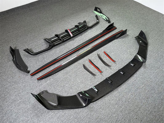 AE Style Carbon Fiber Body Kit for BMW F97 X3M with Front Lip Diffuser Side Skirts and Rear Diffuser