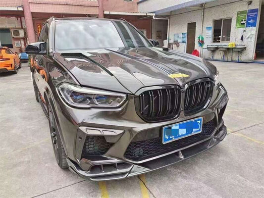 Forged Carbon Fiber Front Lip Spoiler for BMW X5M F95 with Perfect Fit and CNC Machine Moulding