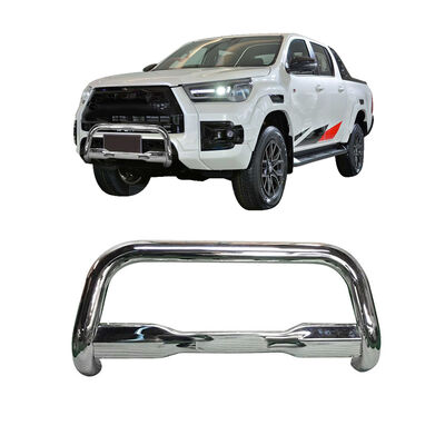 Steel Front Bumper Guard with Powder Coated Finish for Universal Fit on Pickup Trucks
