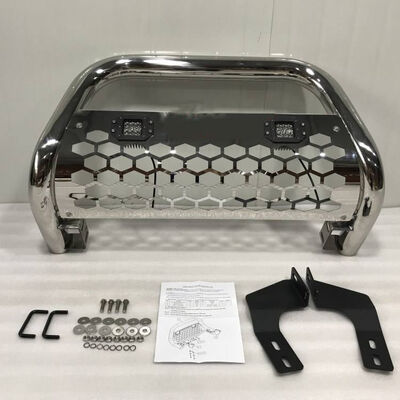 Steel Construction Grille Guard with Powder Coating Finish for Universal Fit Pickup Trucks