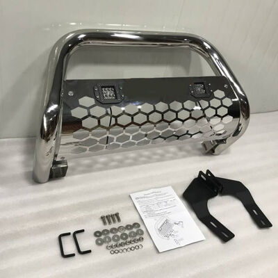 Steel Construction Grille Guard with Powder Coating Finish for Universal Fit Pickup Trucks