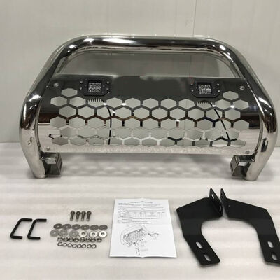 Steel Construction Grille Guard with Powder Coating Finish for Universal Fit Pickup Trucks