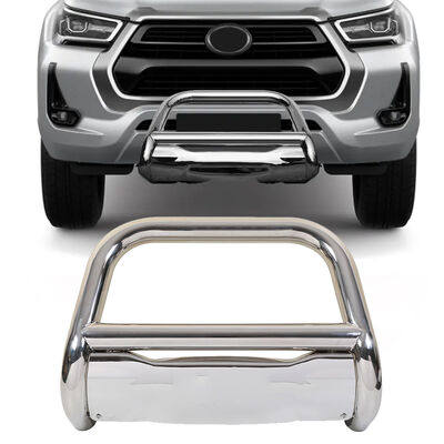 Steel Construction Front Bumper Bull Bar with Powder Coating Finish for Easy Installation on Hilux Vigo Revo Rocco Dmax RAV4