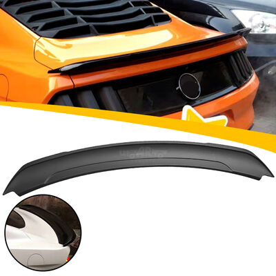 ABS Plastic Carbon Fiber Track Pack Style Rear Boot Lip Spoiler for 2015-2021 Ford Mustang GT