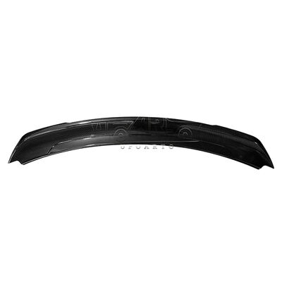 ABS Plastic Carbon Fiber Track Pack Style Rear Boot Lip Spoiler for 2015-2021 Ford Mustang GT
