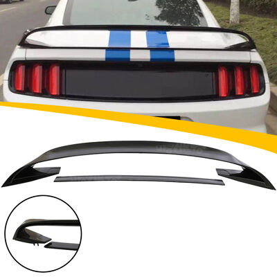 ABS Material GT350R Style Rear Spoiler Wing with 3M Tape Installation and Custom Color Options for Ford Mustang GT350 2015-2020