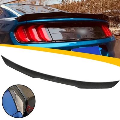 ABS Material H Style Rear Spoiler with 3M Tape Installation for Ford Mustang 2015-2021 in Customized Colors