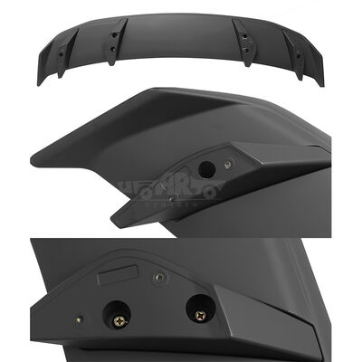 ABS Material 4-Pedestal Rear Spoiler with Shiny Black Finish for Ford Mustang GT 2010-2014