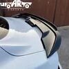 Carbon Fiber ABS Material Gurney Flap Rear Spoiler with 3M Tape Installation for Ford Mustang 2015-2021