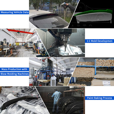 Custom Designed ABS Tail Wing for Ford Mustang 2024+ with 3M Sticker Tape Installation