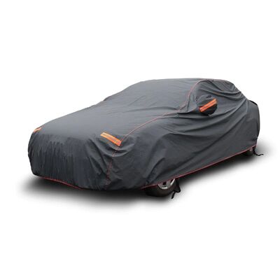 250g PVC Car Cover with 100% Waterproof UV-Proof and Windproof Straps for Universal Fit