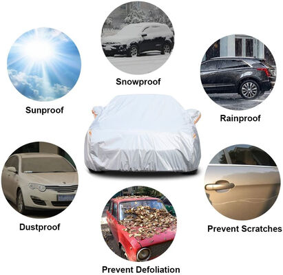 Automatic Car Cover with UV Snowproof Waterproof Protection and Windproof Design for Full Vehicle Coverage